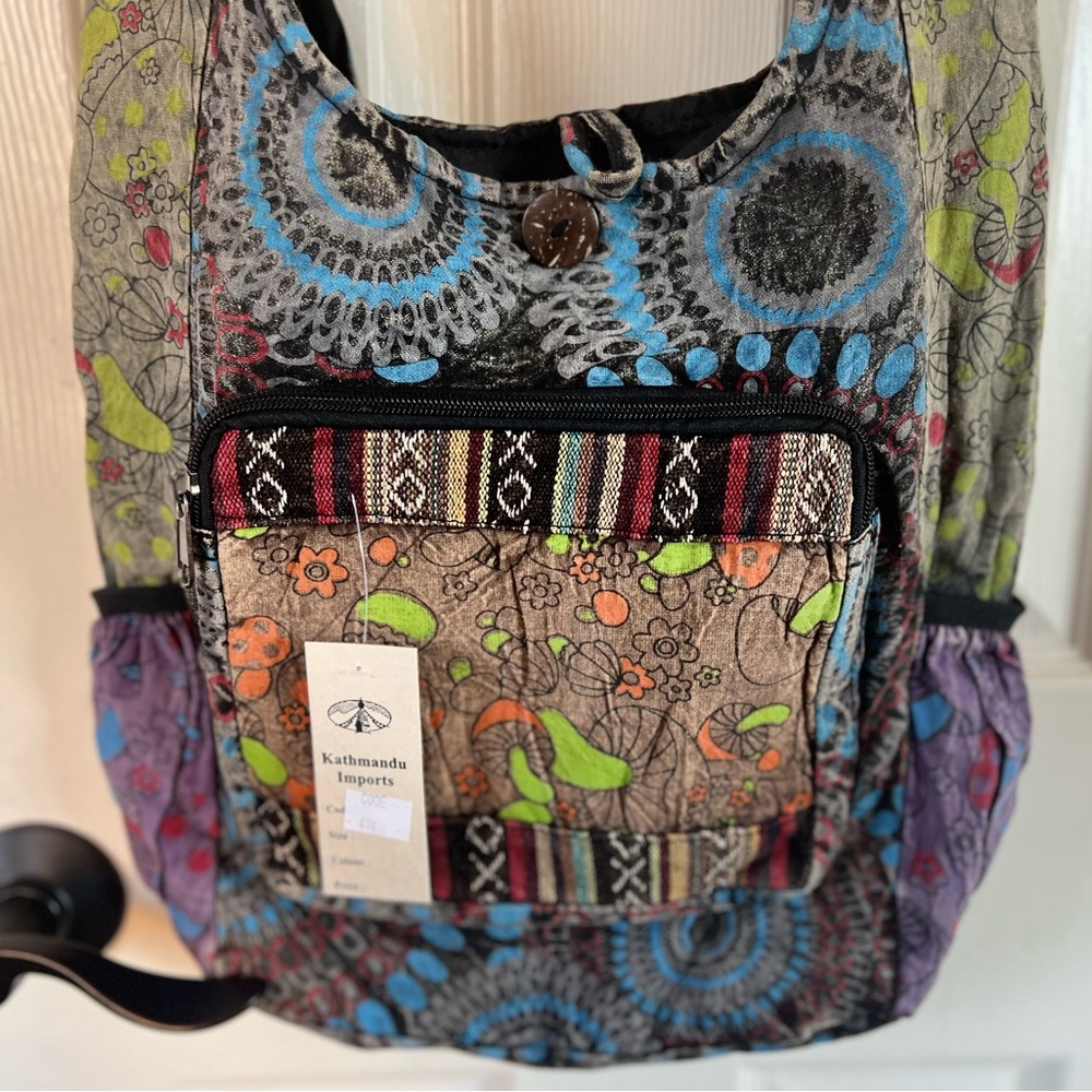 Kathmandu Collection Vintage Patchwork Hobo Bag - Picture 1 of 6
